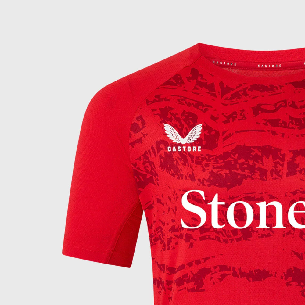 Castore Saracens Home Pre-Match Tee 2025/26 - Rugbystuff.com
