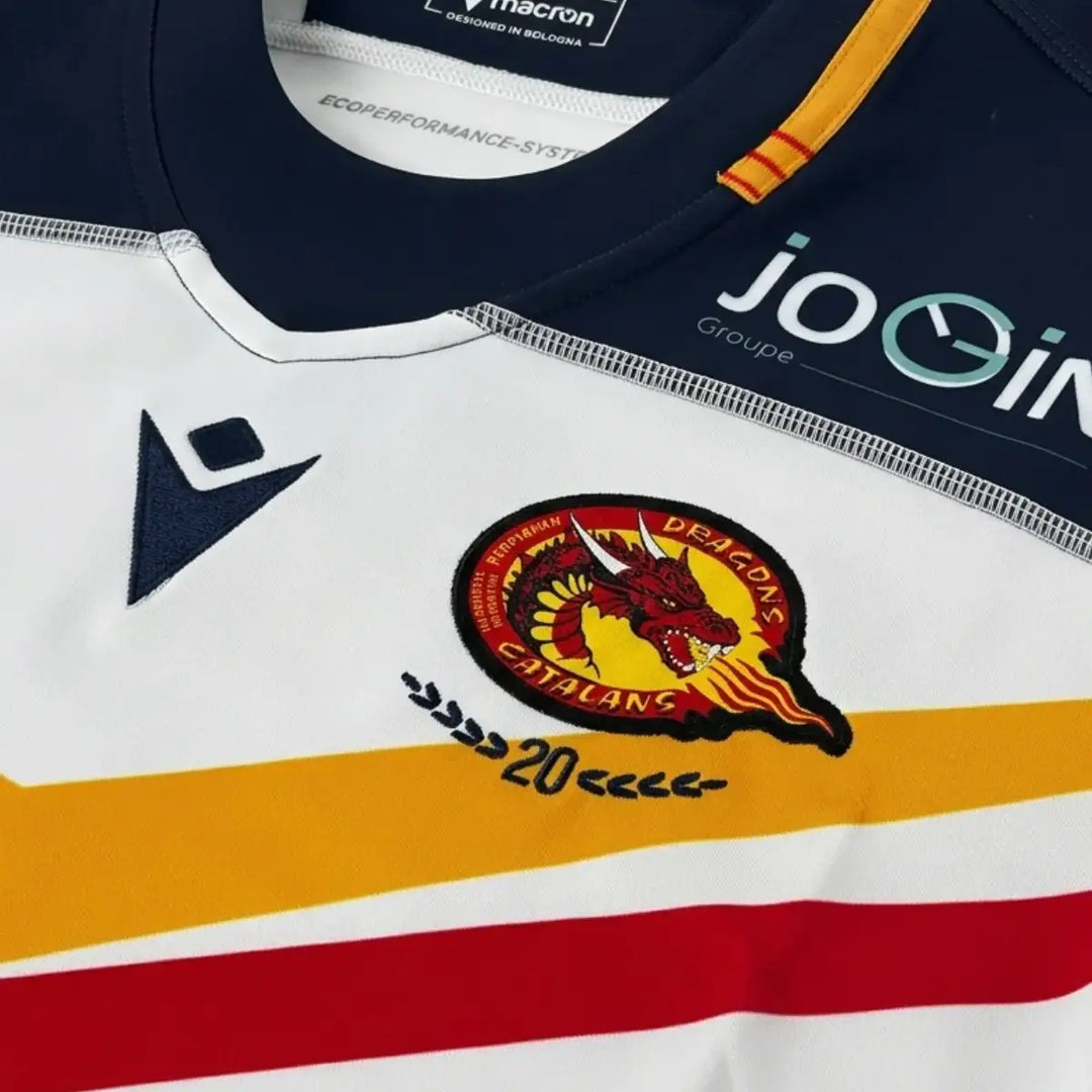 Macron Catalan Dragons Home Replica Rugby Shirt 2026 - Rugbystuff.com