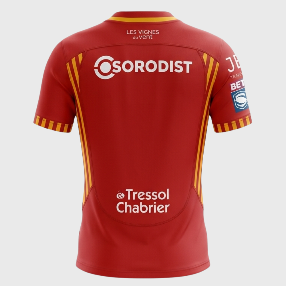 Macron Catalan Dragons Away Replica Rugby Shirt 2026 - Rugbystuff.com