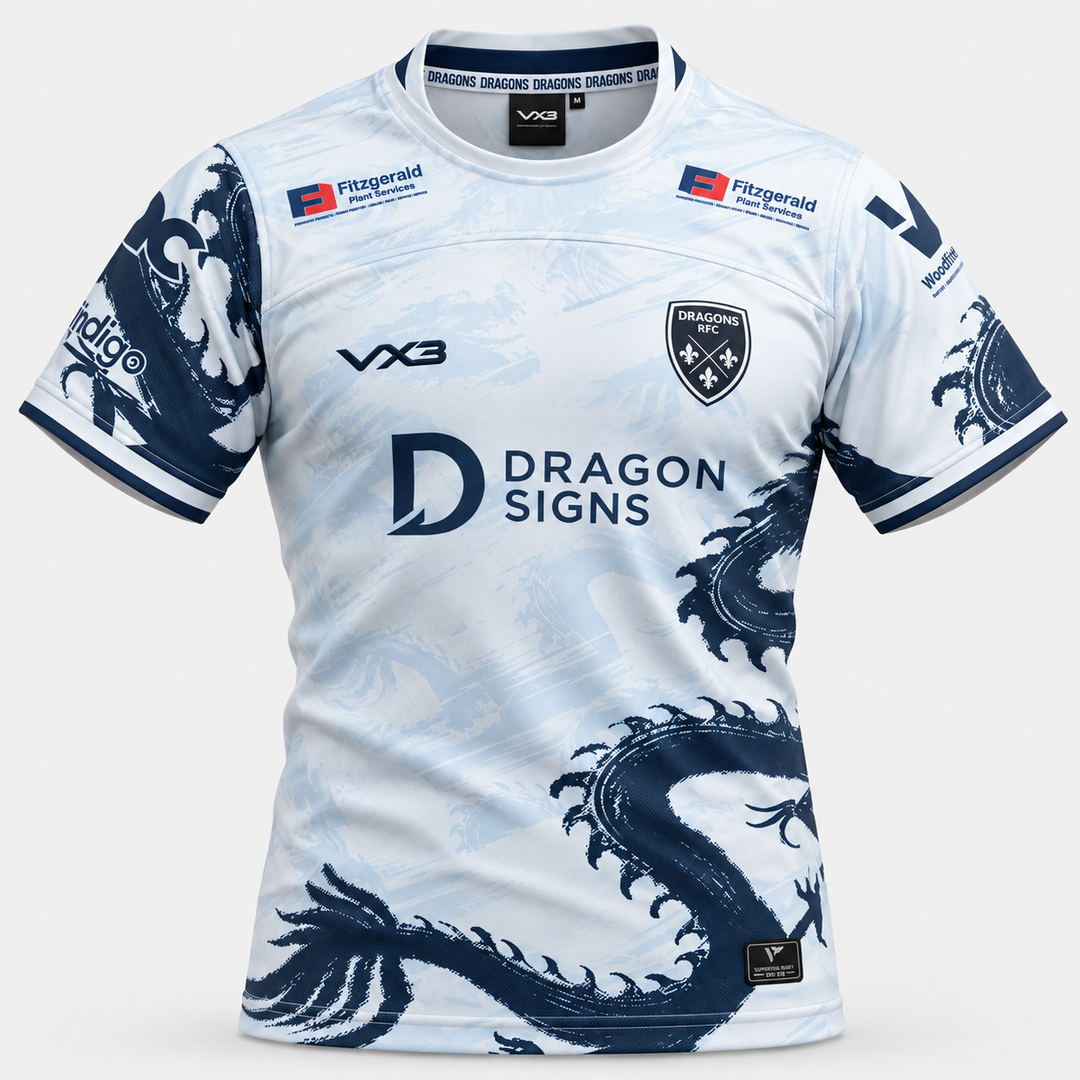 VX3 Dragons Third Replica Rugby Shirt 2026/27