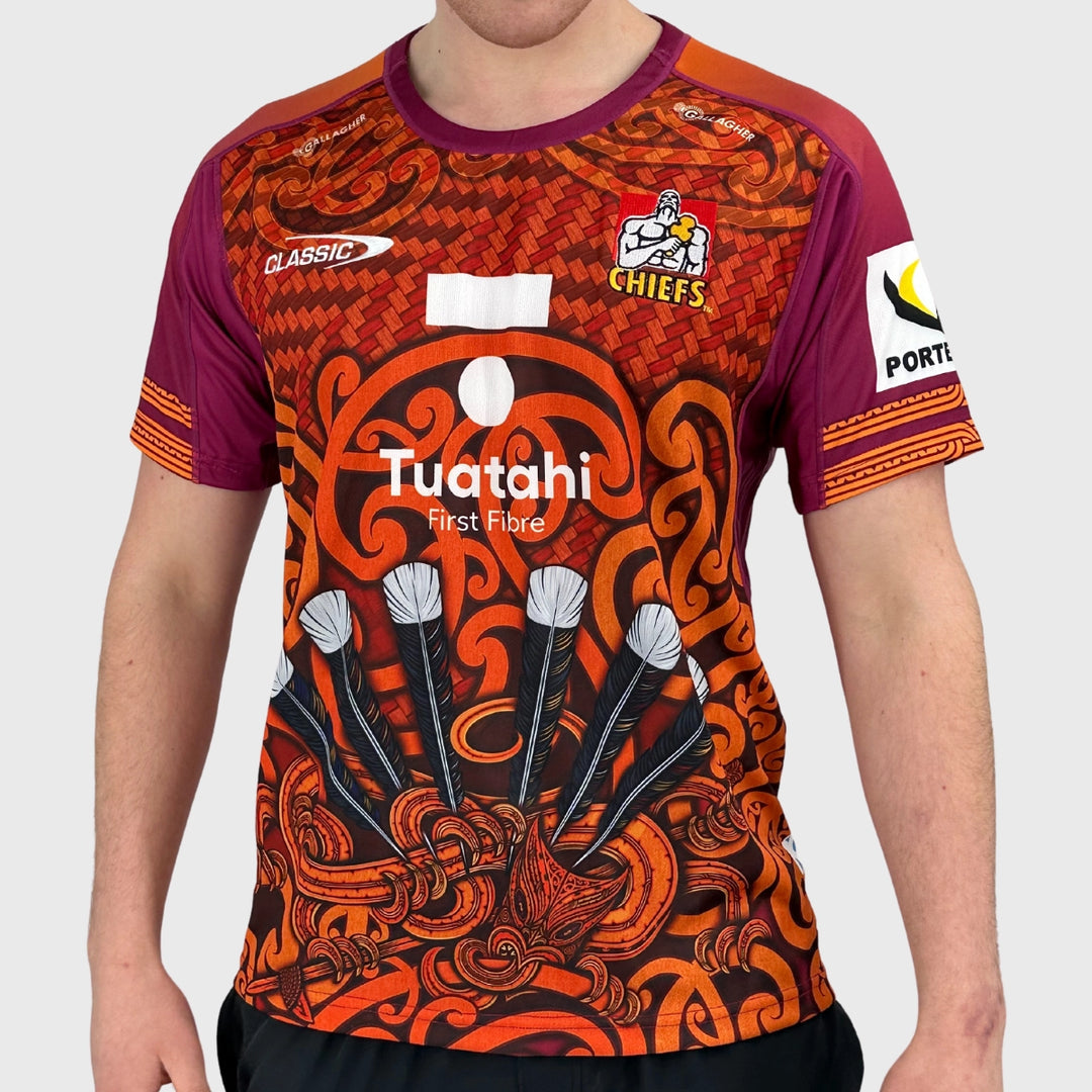 Classic Chiefs Super Rugby Training Rugby Shirt - Rugbystuff.com