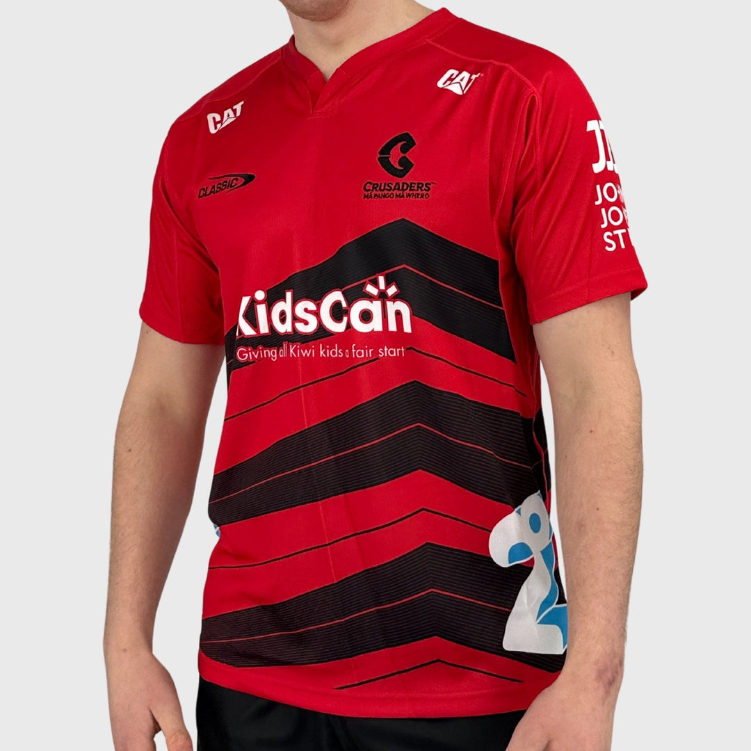 Classic Crusaders Kid's Super Rugby 2024 Home Rugby Shirt - Rugbystuff.com