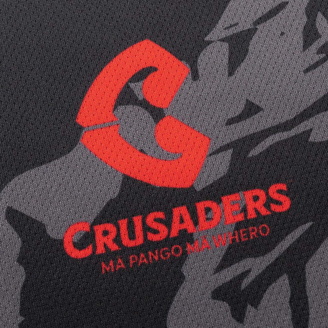Crusaders Rugby Cap Classic Crusaders Super Rugby Training Tee Black 2025 – Rugbystuff.com