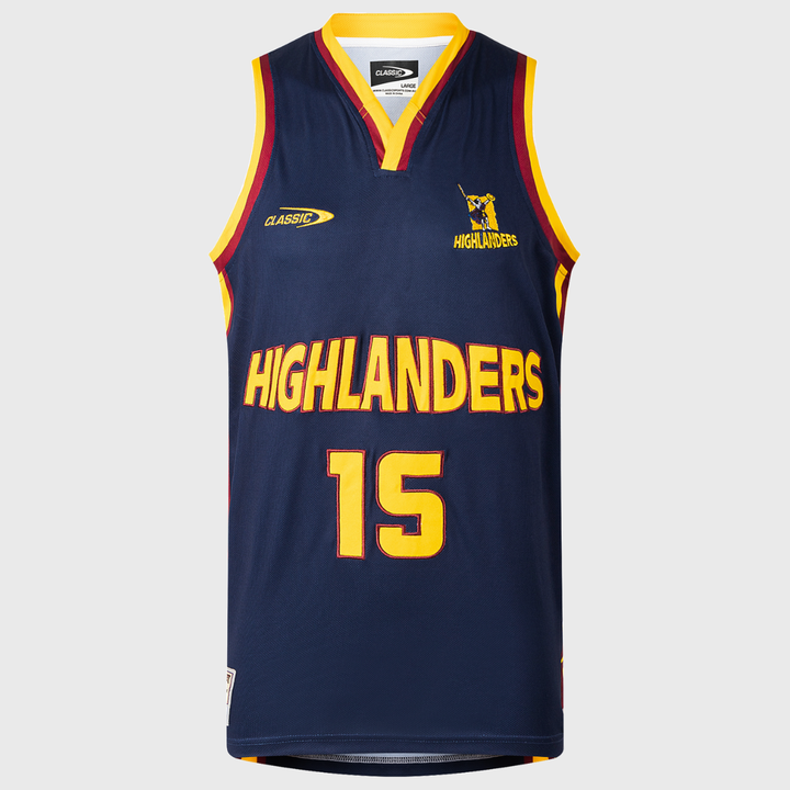 Classic Highlanders Super Rugby Basketball Jersey 2026