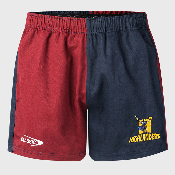 Classic Highlanders Super Rugby Cotton Drill Shorts 2026