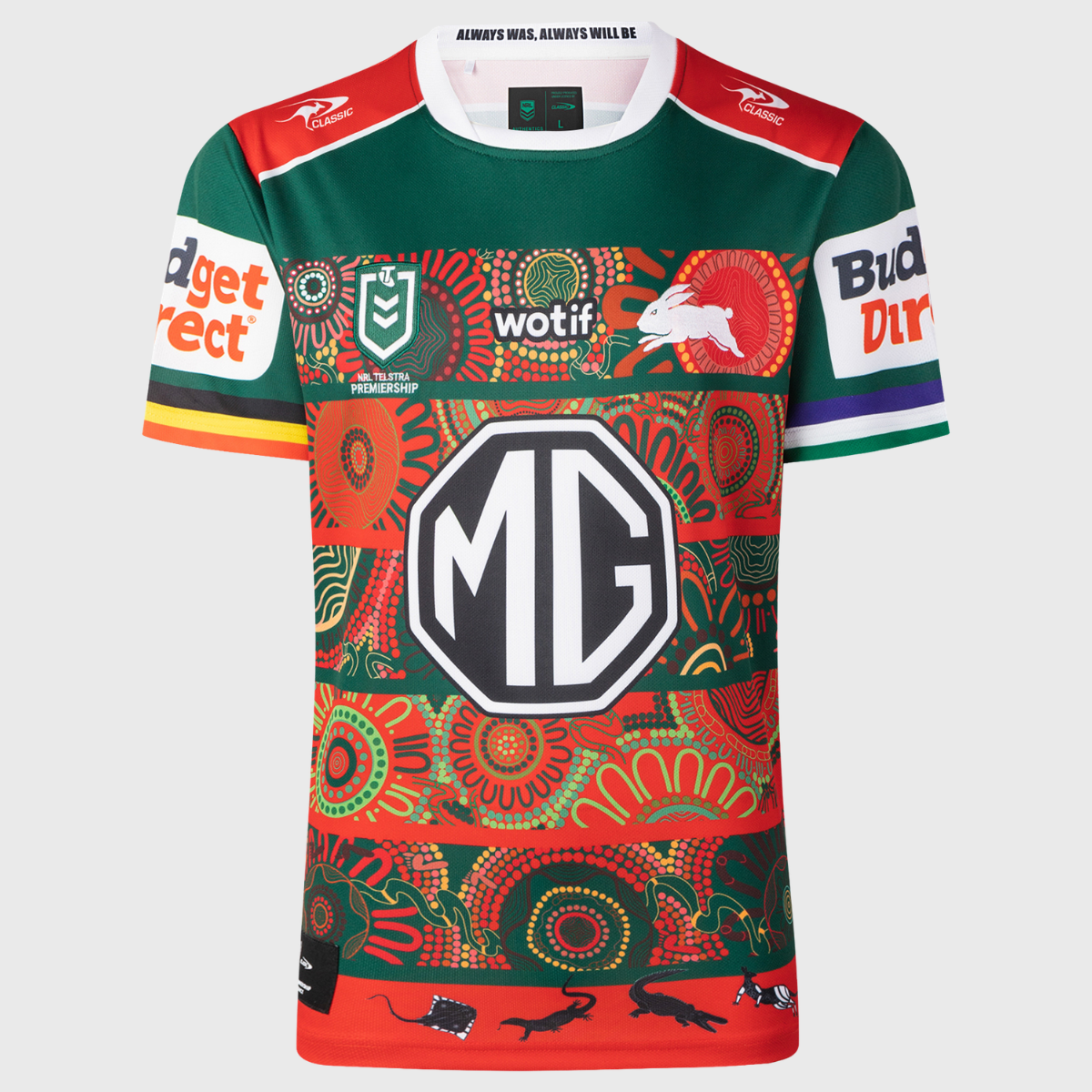 Classic Rabbitohs NRL Indigenous Rugby Jersey 2026