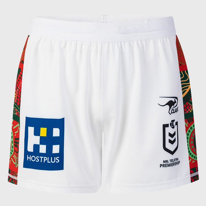 Classic Rabbitohs NRL Indigenous Rugby Shorts 2026