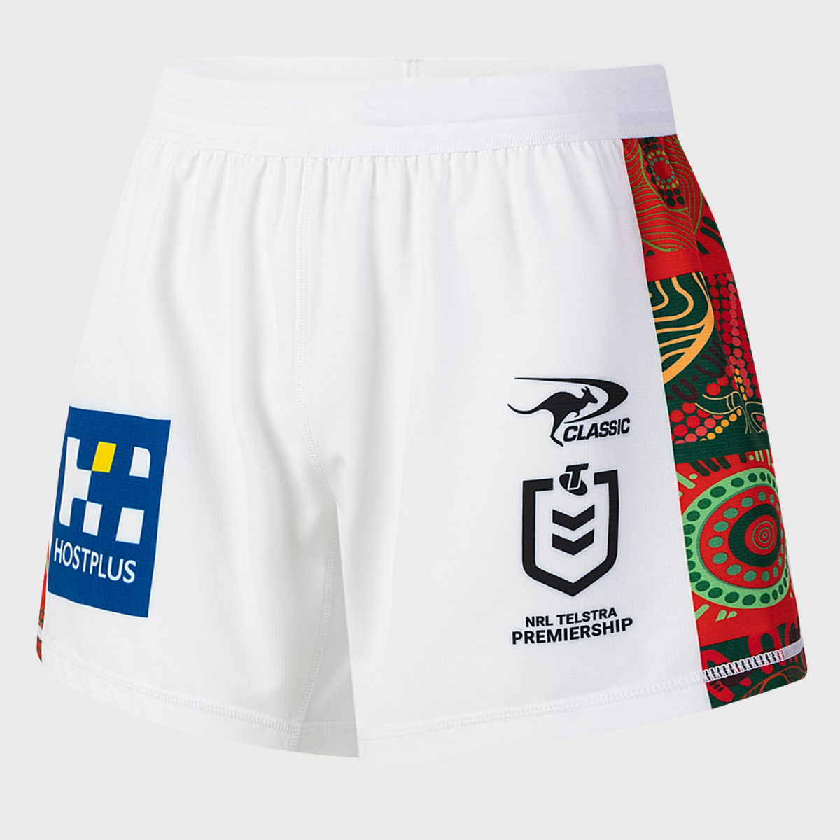 Classic Rabbitohs NRL Indigenous Rugby Shorts 2026