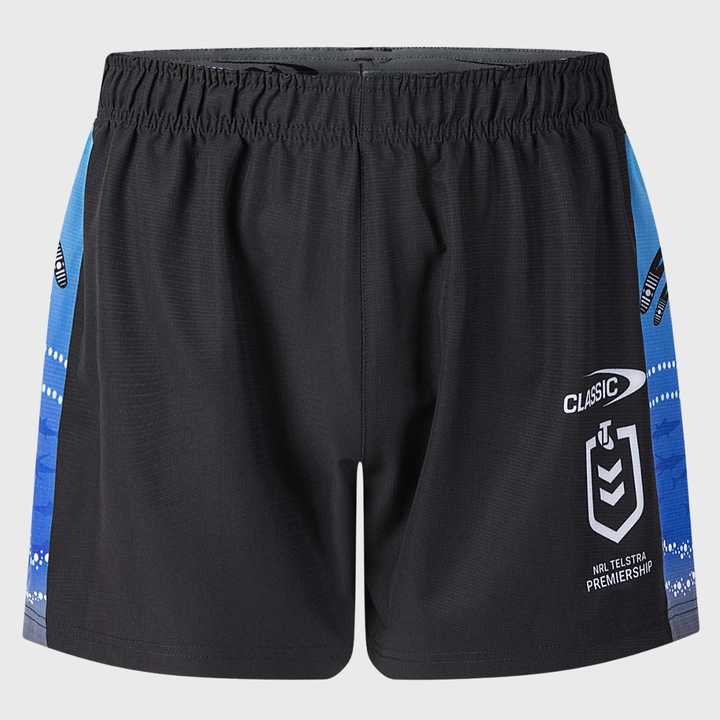 Classic Sharks NRL Indigenous Rugby Shorts 2026
