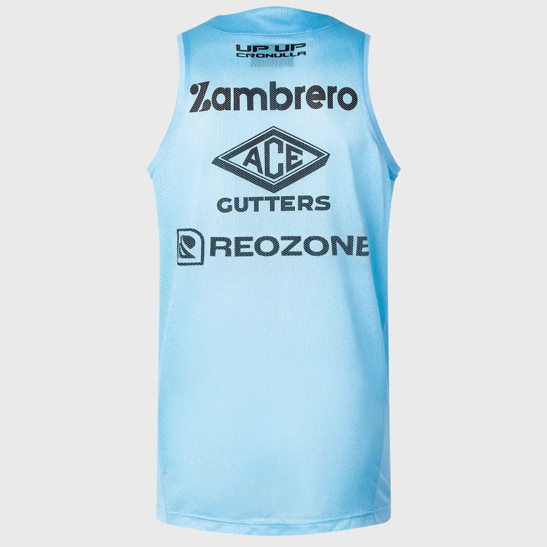 Classic Cronulla-Sutherland Sharks NRL Training Singlet 2026 - Rugbystuff.com