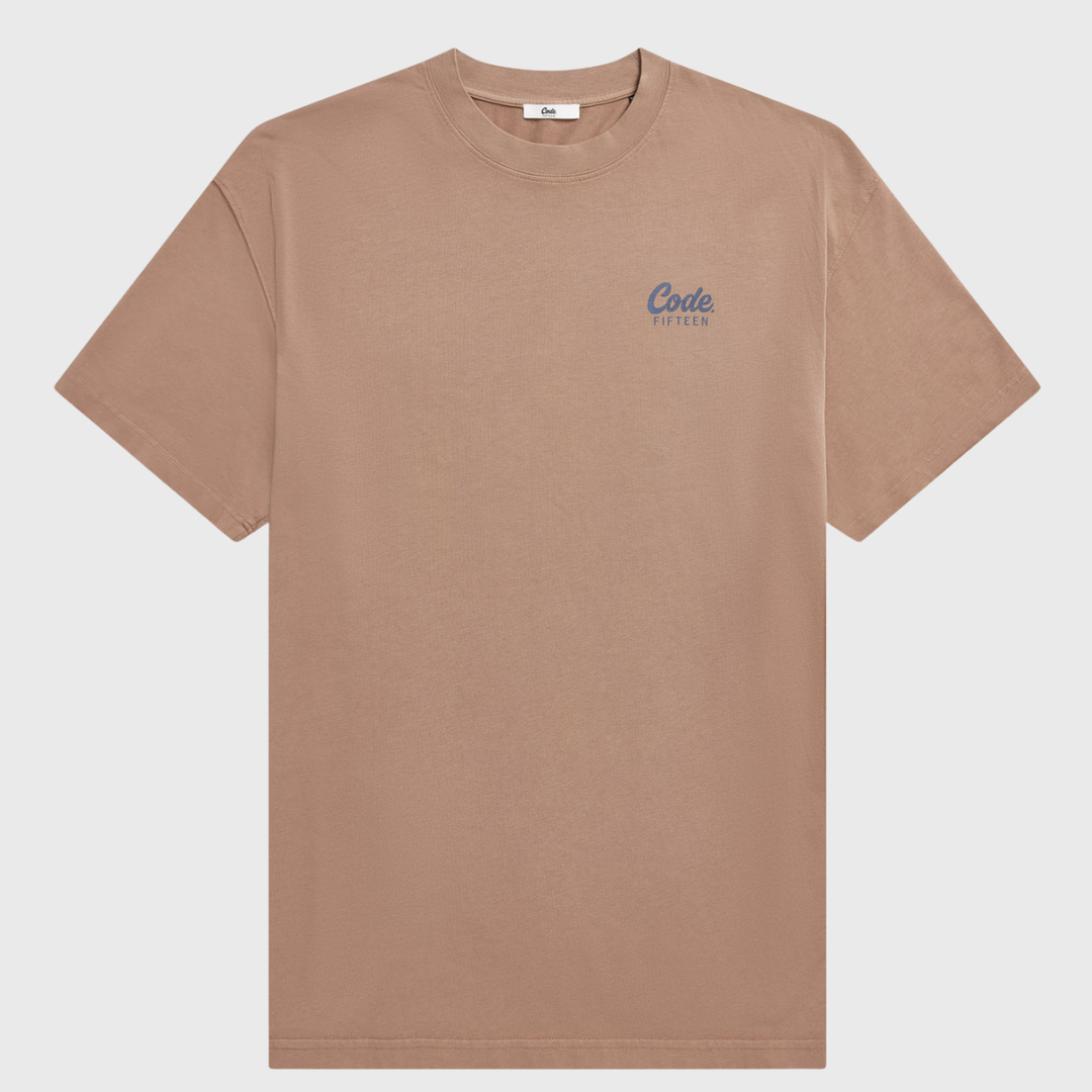 Code Fifteen Oversized Vintage Jerseys Tee Brown