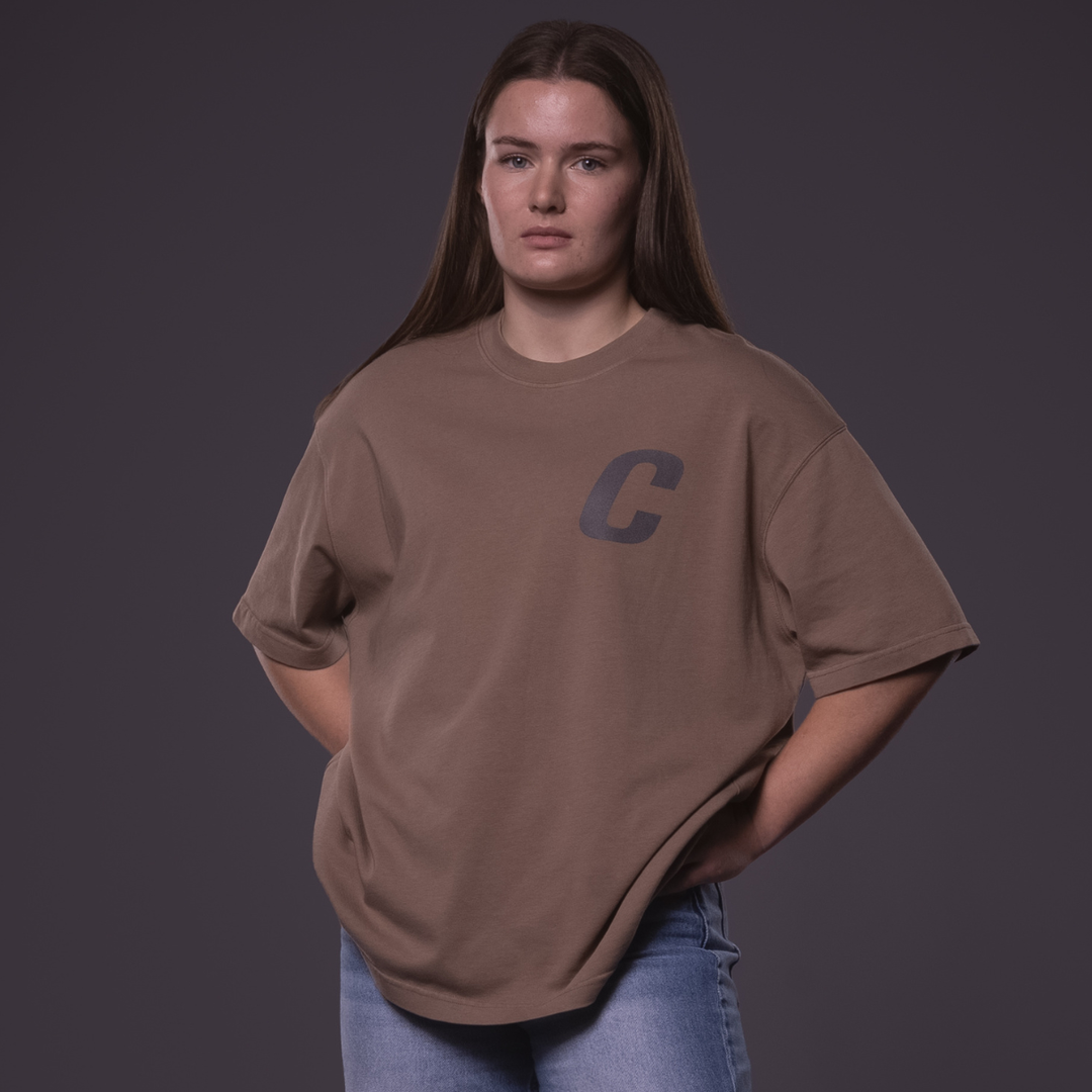 Code Fifteen Oversized Your Everest Tee Brown
