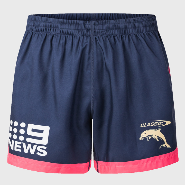Classic Dolphins NRL Gym Shorts 2026 - Rugbystuff.com