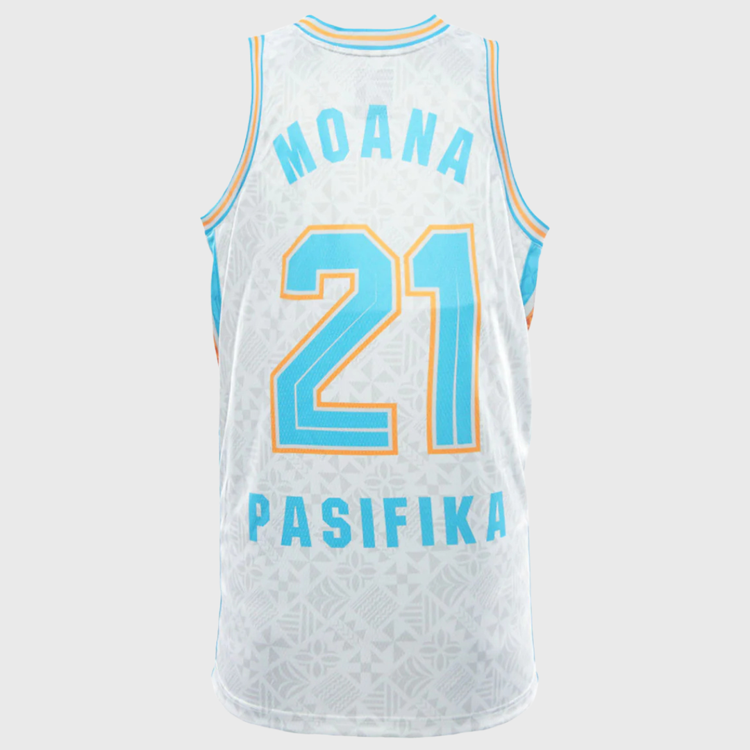 Dynasty Moana Pasifika Basketball Singlet Beige