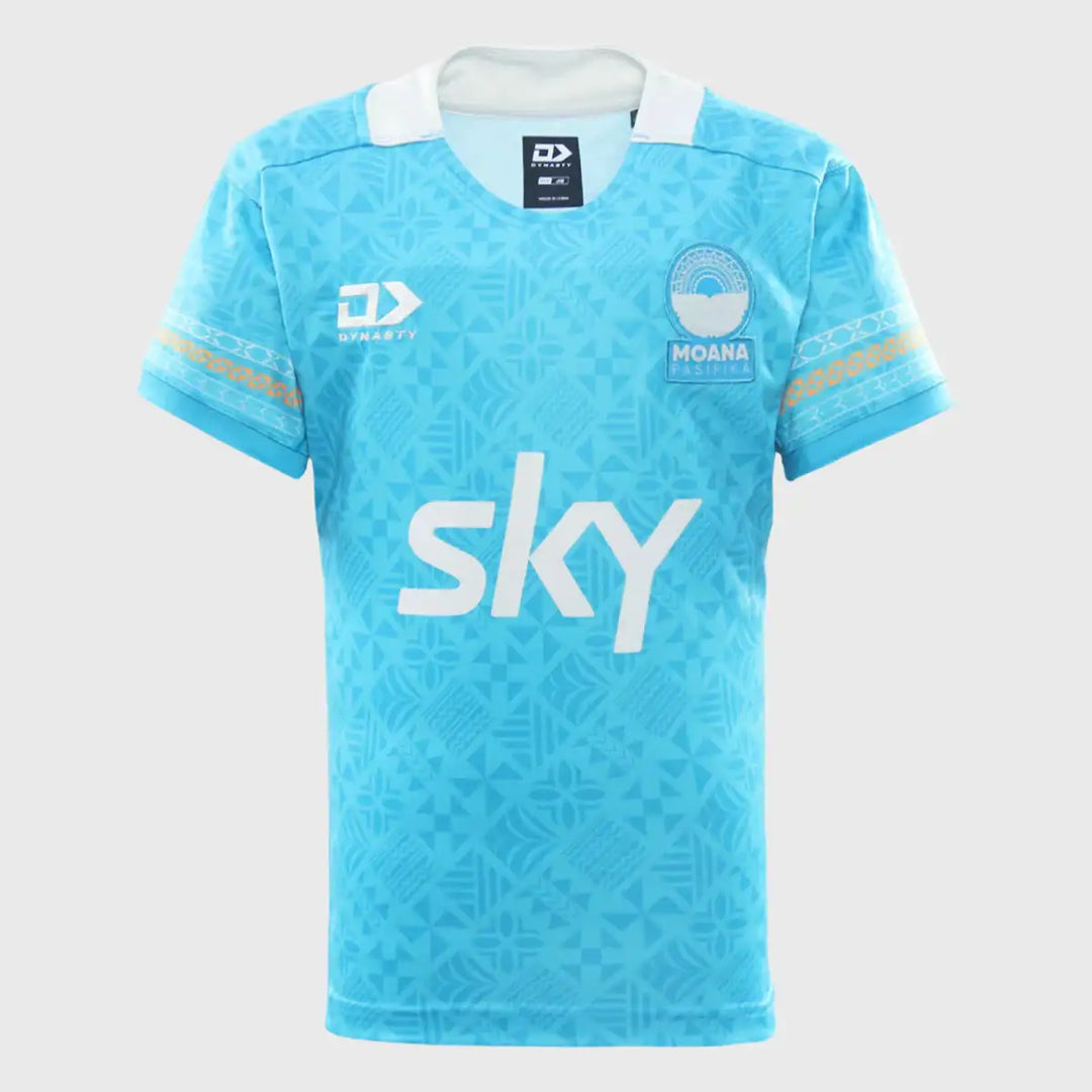 Dynasty Moana Pasifika Kid's Home Replica Rugby Shirt 2026 Dynasty Moana Pasifika Kid's Home Replica Rugby Shirt 2026