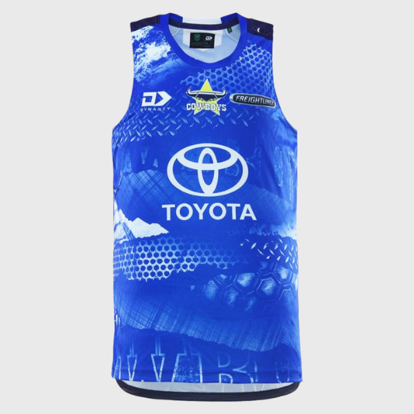 Dynasty North Queensland Cowboys Training Singlet Blue