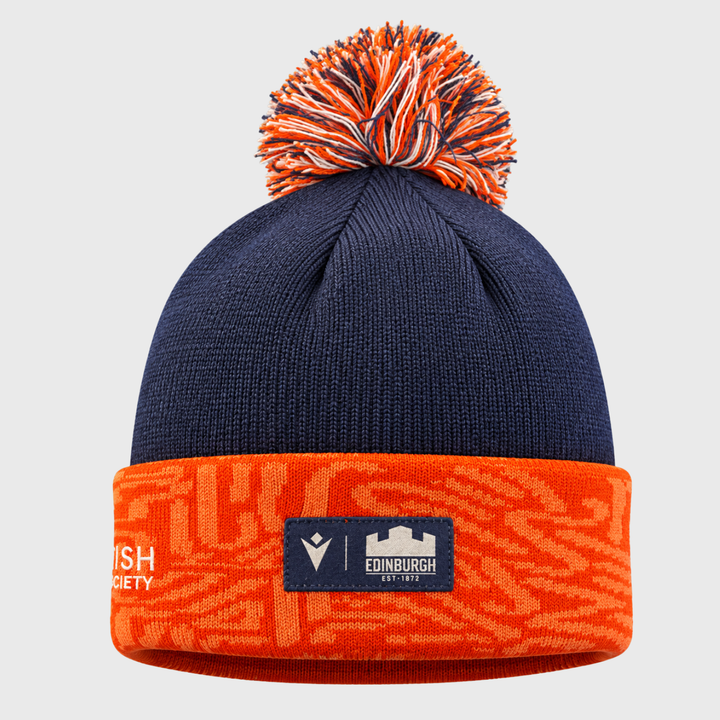 Macron Edinburgh Rugby Bobble Beanie Hat 2026/27