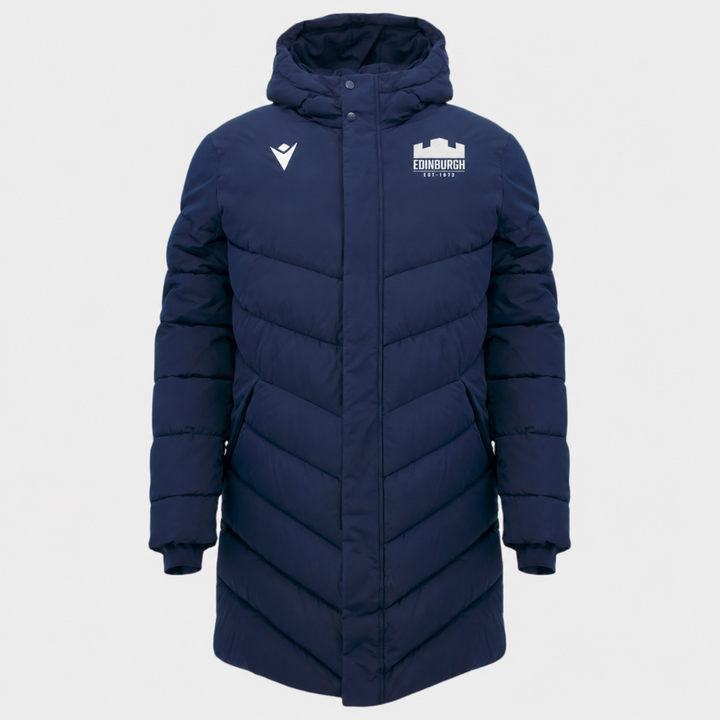 Macron Edinburgh Rugby 3/4 Length Padded Jacket 2026/27