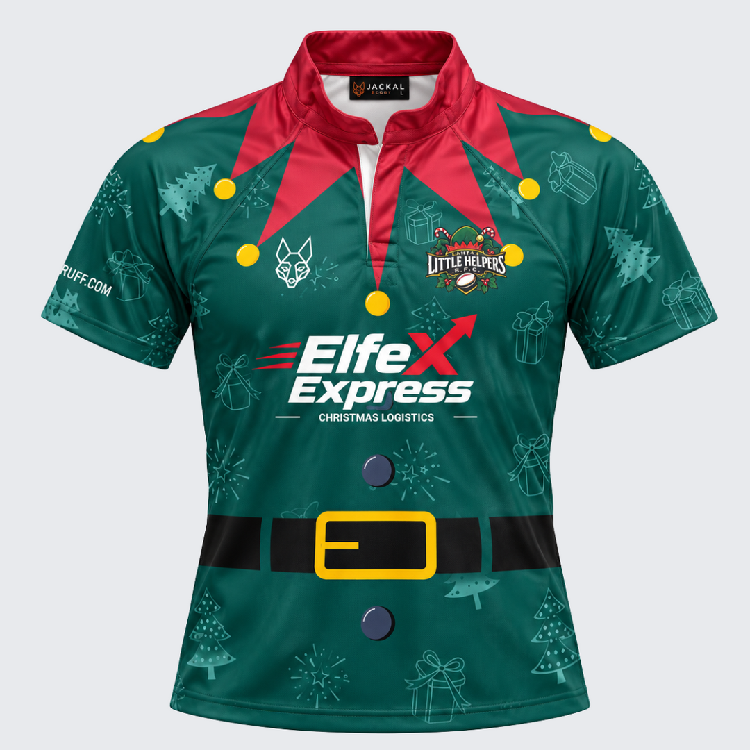 Jackal Santas Little Helpers RFC Christmas Rugby Shirt