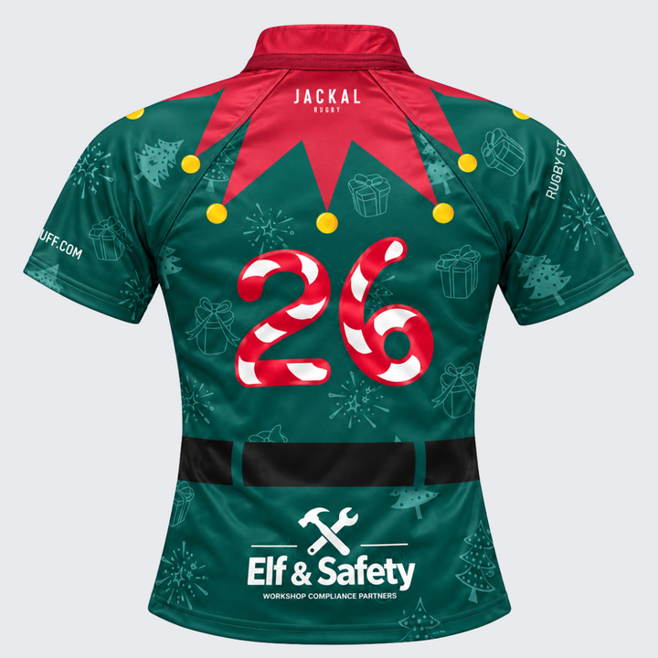 Jackal Santas Little Helpers RFC Christmas Rugby Shirt