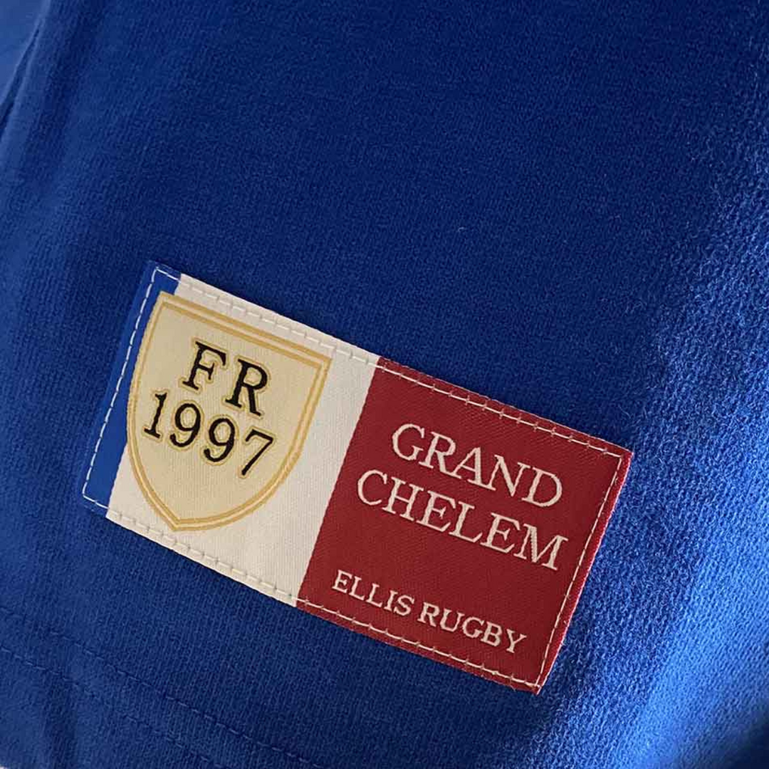 Ellis Rugby France 1997 Vintage Long Sleeve Rugby Jersey - Rugbystuff.com
