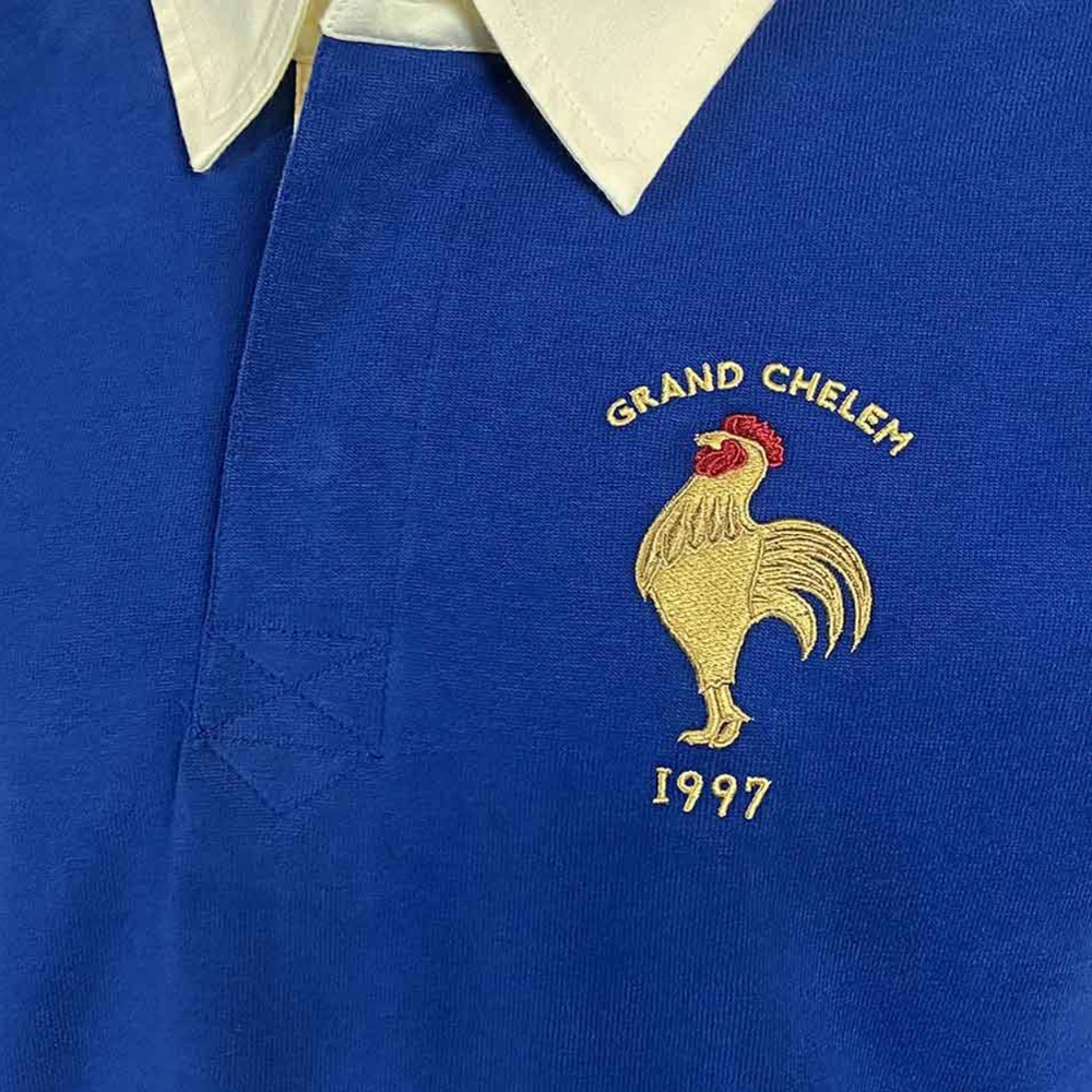 Ellis Rugby France 1997 Vintage Long Sleeve Rugby Jersey - Rugbystuff.com