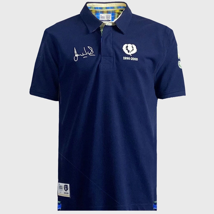 Ellis Rugby Doddie Weir Tartan Polo Shirt - Rugbystuff.com