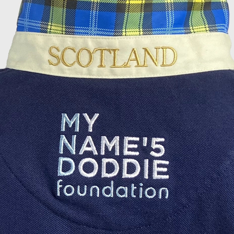 Ellis Rugby Doddie Weir Tartan Polo Shirt - Rugbystuff.com