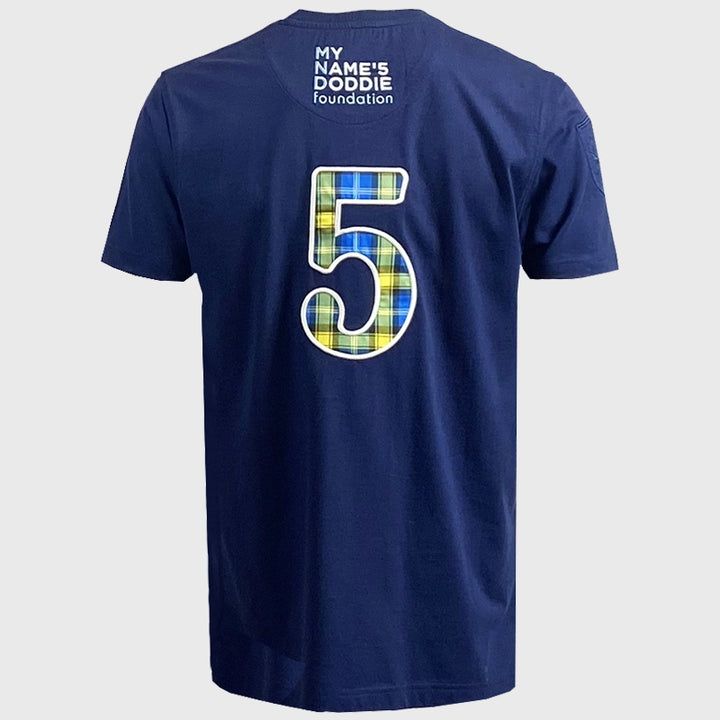 Ellis Rugby Doddie Weir Tartan Cotton Tee - Rugbystuff.com