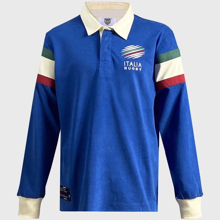 Ellis Rugby Italy Vintage Long Sleeve Rugby Jersey - Rugbystuff.com