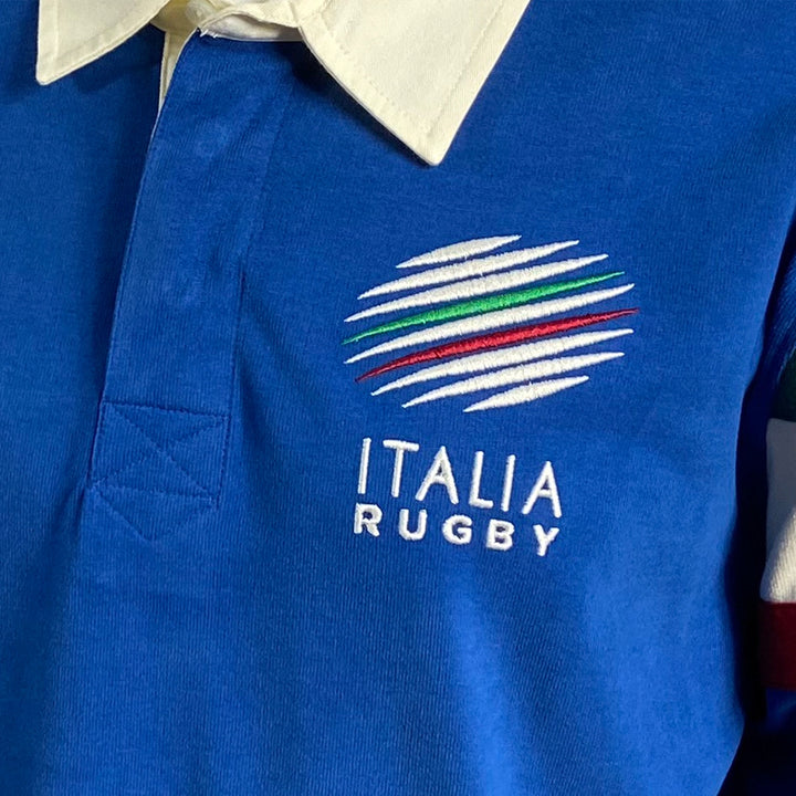 Ellis Rugby Italy Vintage Long Sleeve Rugby Jersey - Rugbystuff.com