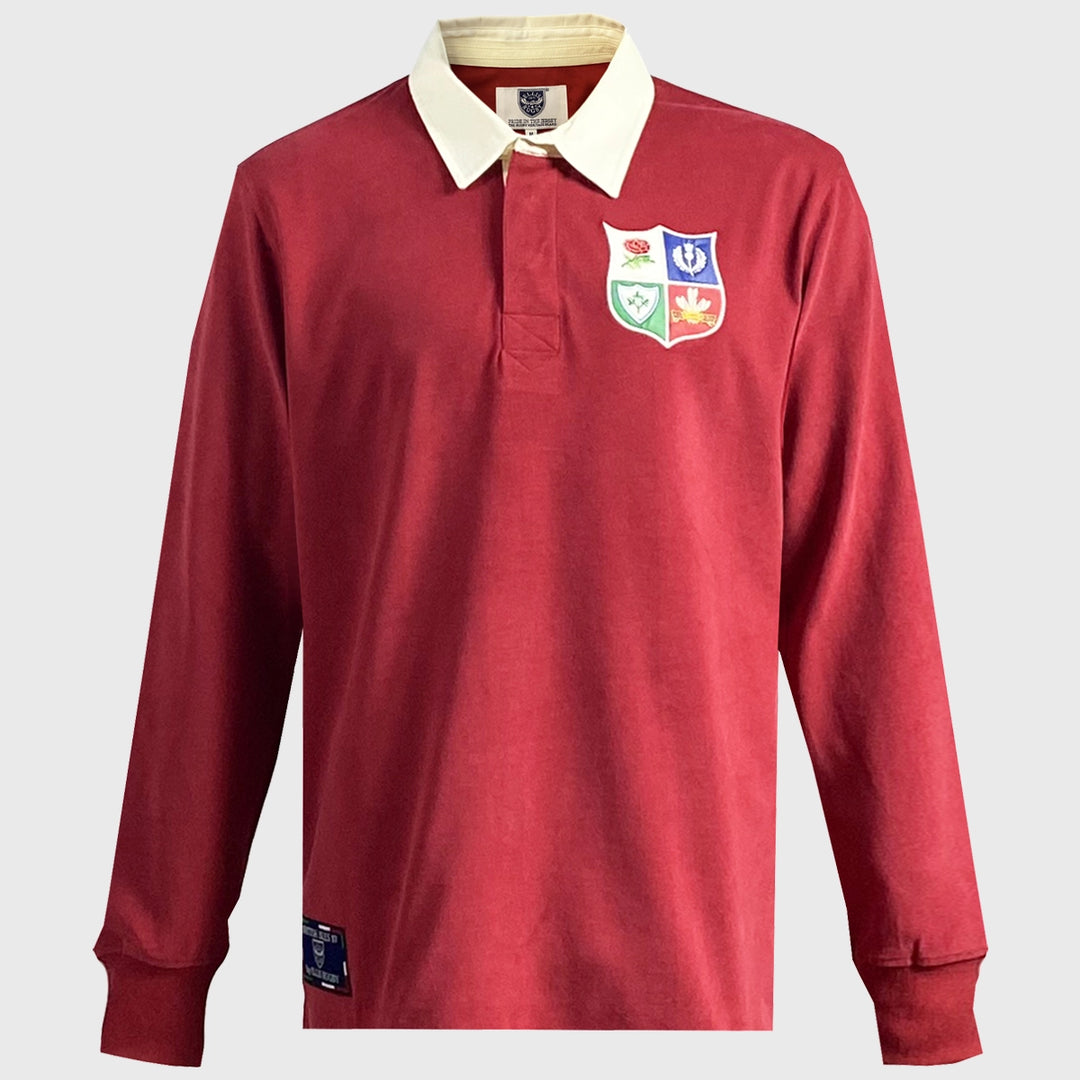 Ellis Rugby British Lions 1971 Tour Vintage Long Sleeve Rugby Jersey - Rugbystuff.com