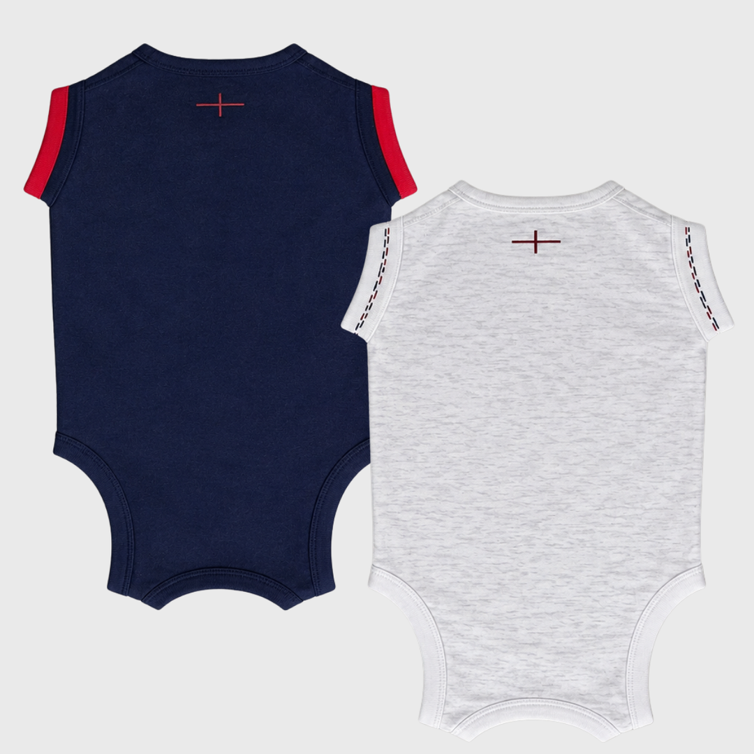 Brecrest England Rugby Baby Bodysuit 2 Pack 2026/27