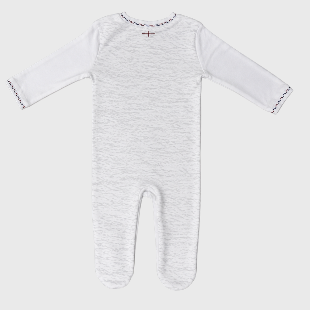Brecrest England Rugby Home Baby Sleepsuit 2026/27