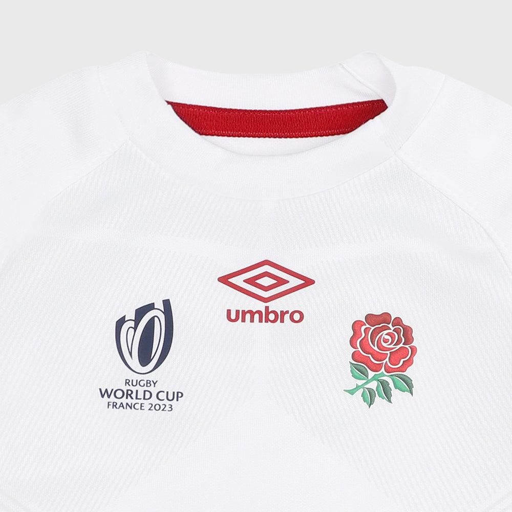 Umbro England Rugby World Cup 2023 Baby Home Replica Shirt - Rugbystuff.com
