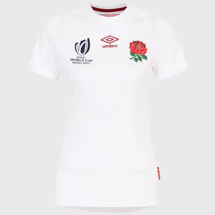 Umbro England Rugby World Cup 2023 Women's Home Replica Shirt - Rugbystuff.com