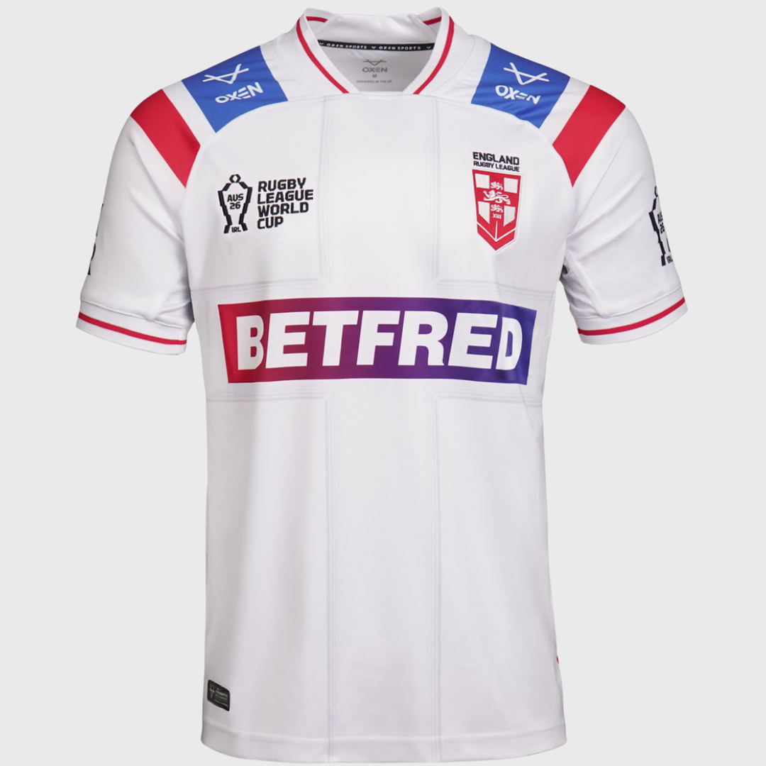 Oxen England Rugby League World Cup 2026 Replica Shirt