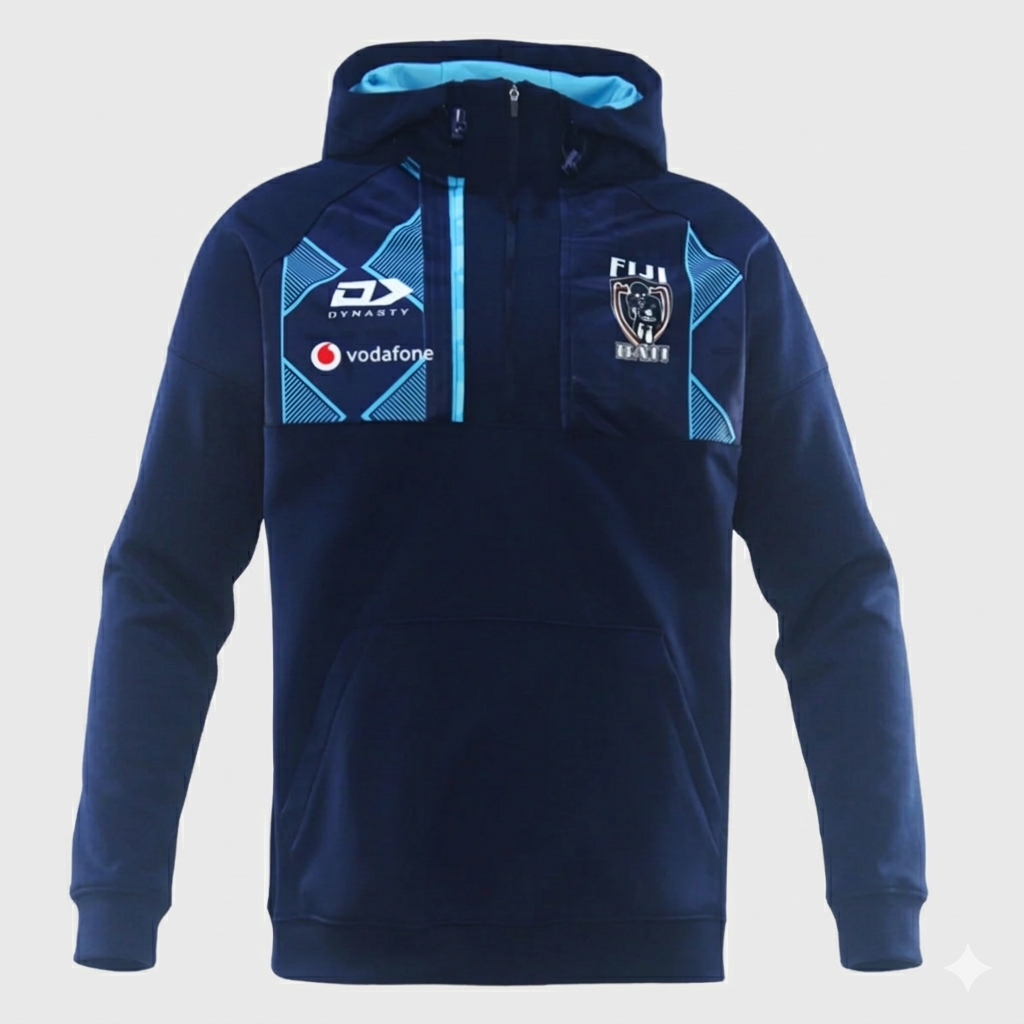 Dynasty Fiji Bati 1/4 Zip Hoody - Rugbystuff.com