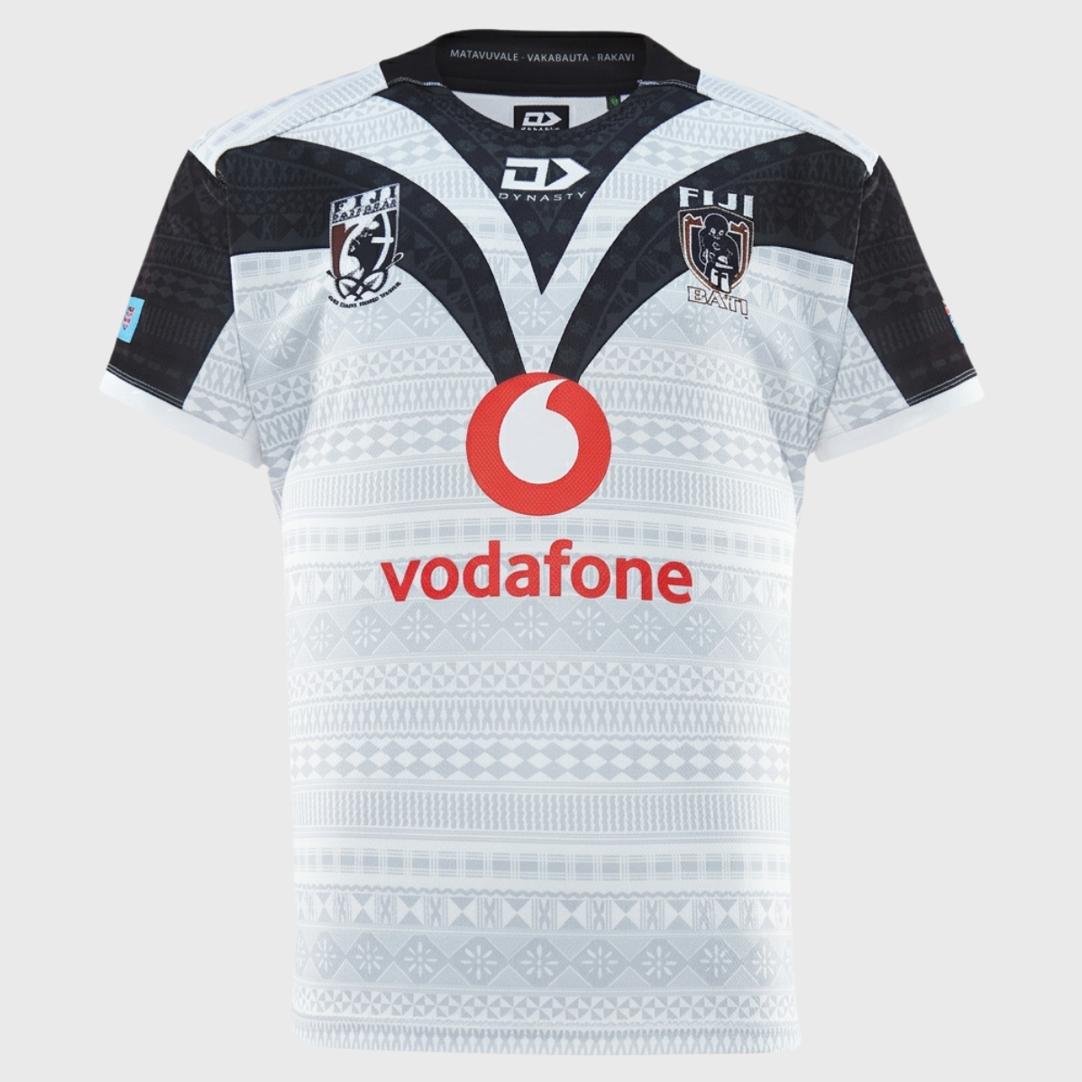 Dynasty Fiji Bati Home Replica Rugby Shirt