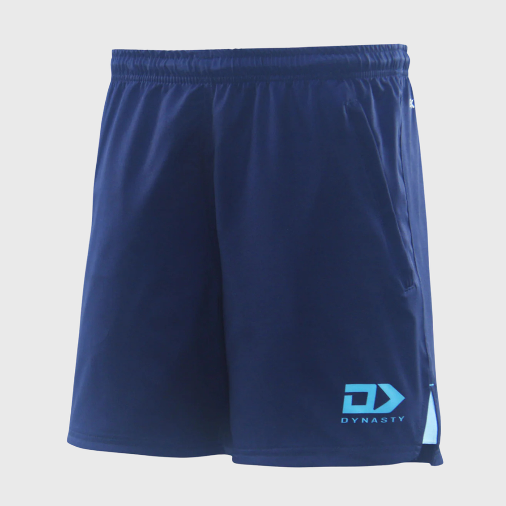 Dynasty Fiji Bati Training Gym Shorts Navy - Rugbystuff.com