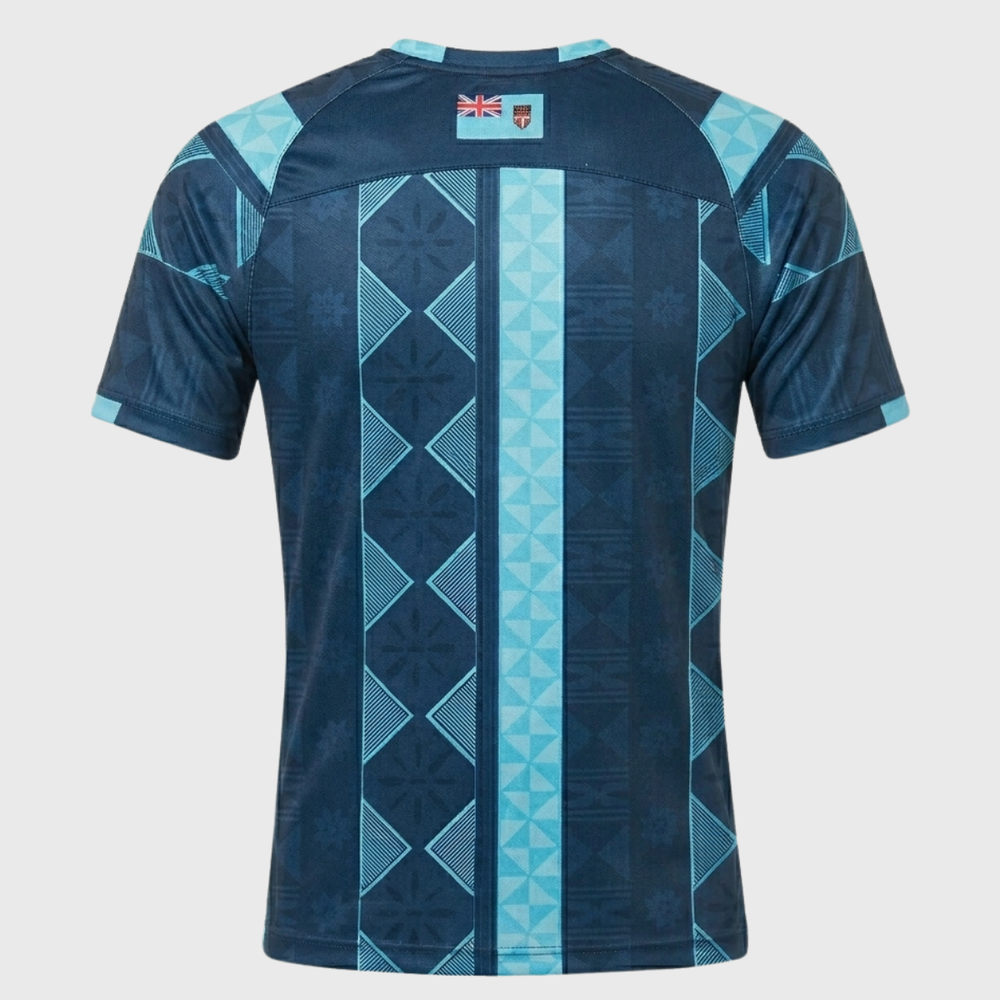 Dynasty Fiji Bati Training Tee Navy - Rugbystuff.com