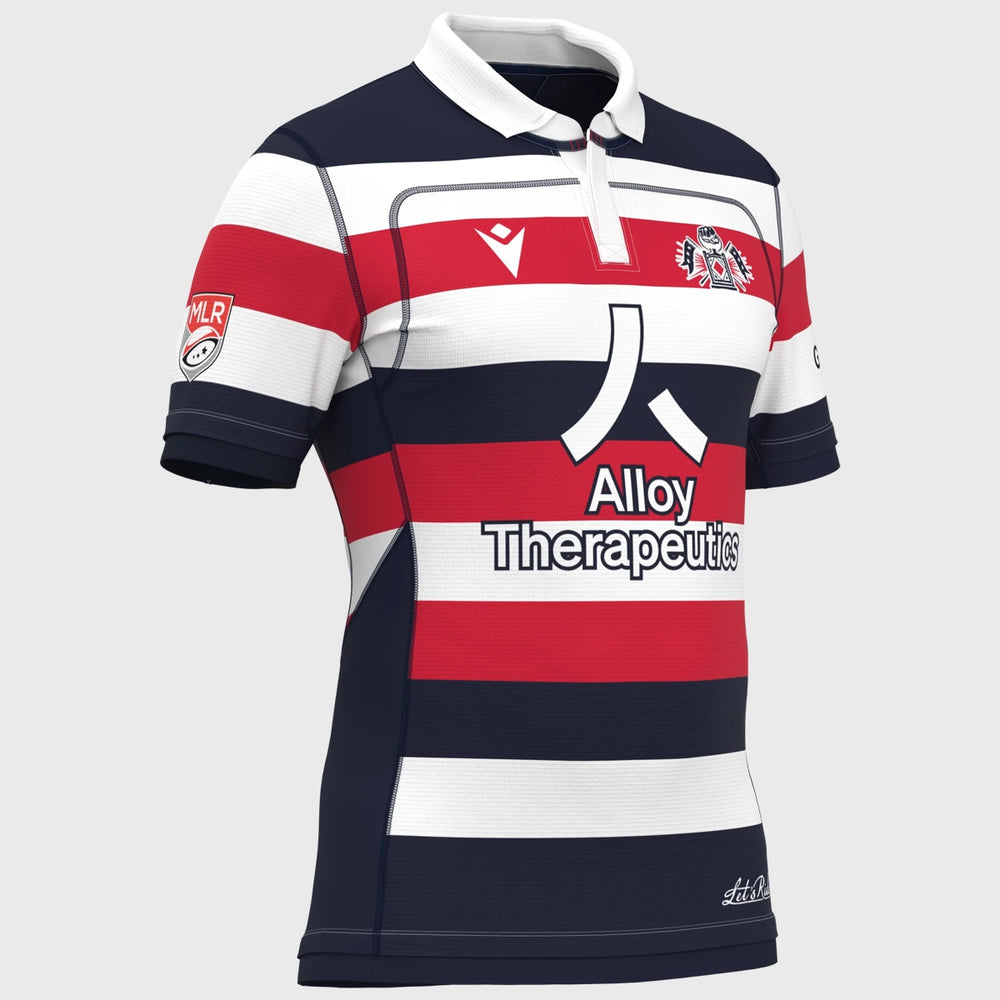 Macron New England Free Jacks MLR Home Replica Rugby Shirt 2025 - Rugbystuff.com