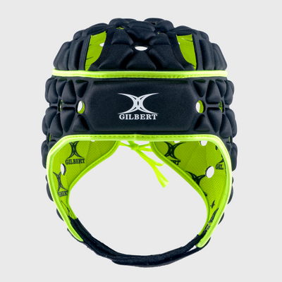 Gilbert Air Rugby Headguard Black/Green
