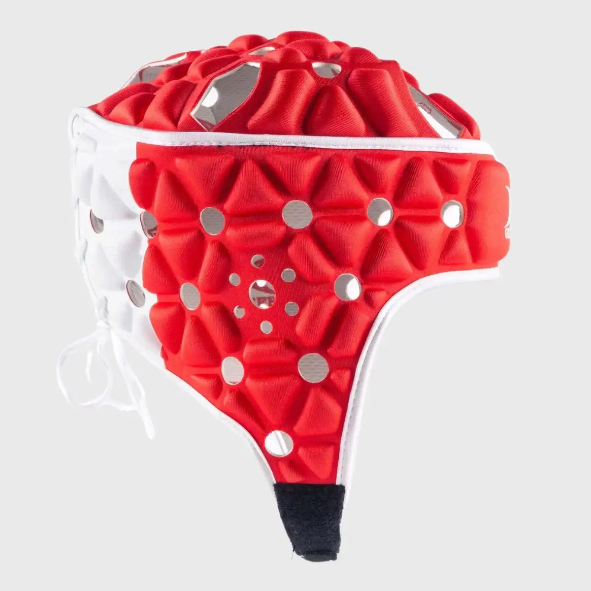 Gilbert Air Rugby Headguard Red/White, view 3