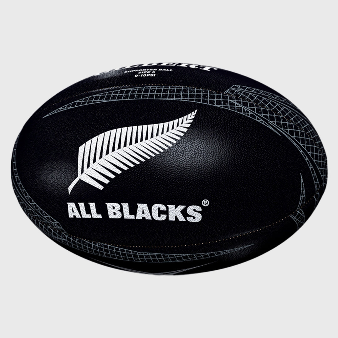 Gilbert New Zealand All Blacks Supporters Rugby Ball - Rugbystuff.com