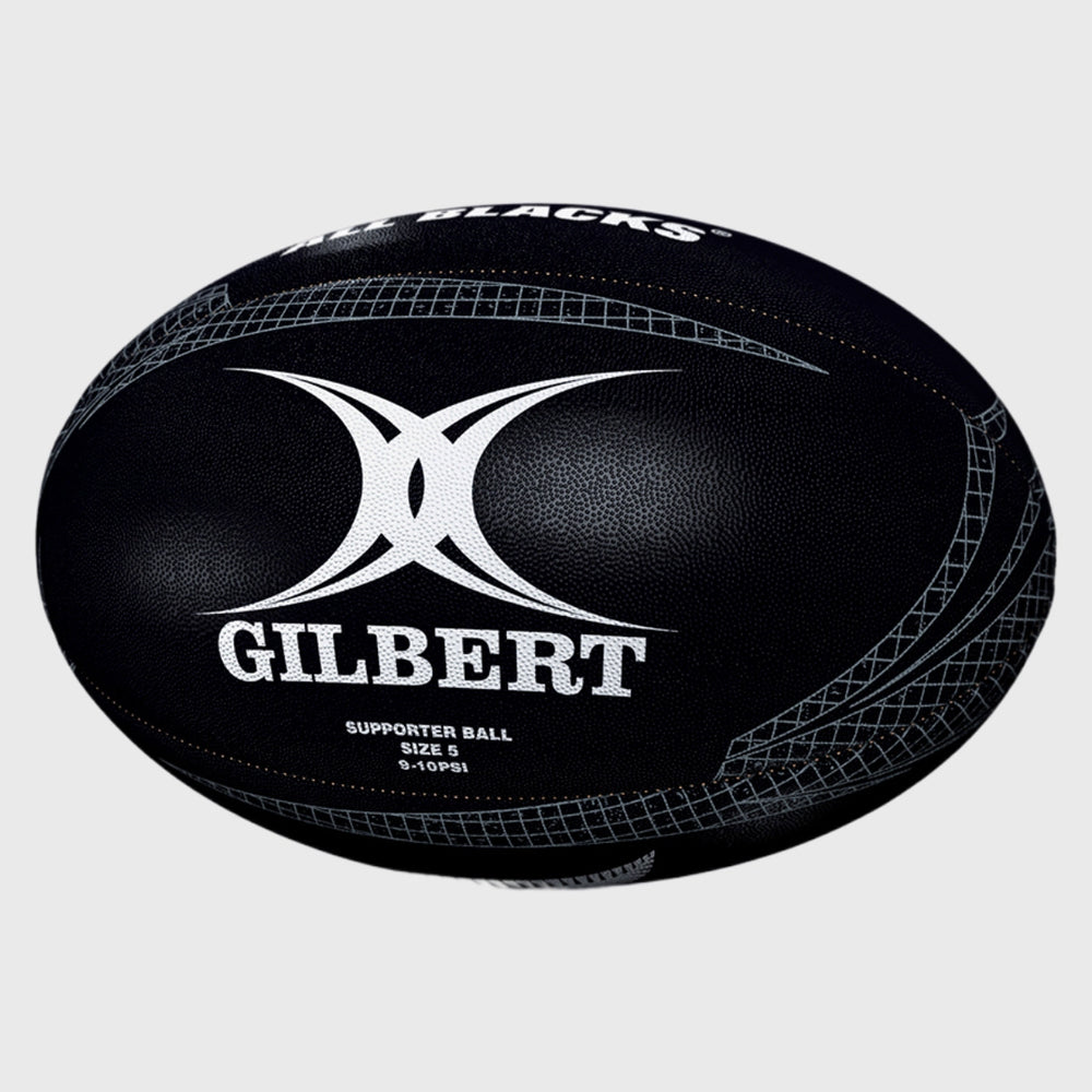 Gilbert New Zealand All Blacks Supporters Rugby Ball - Rugbystuff.com