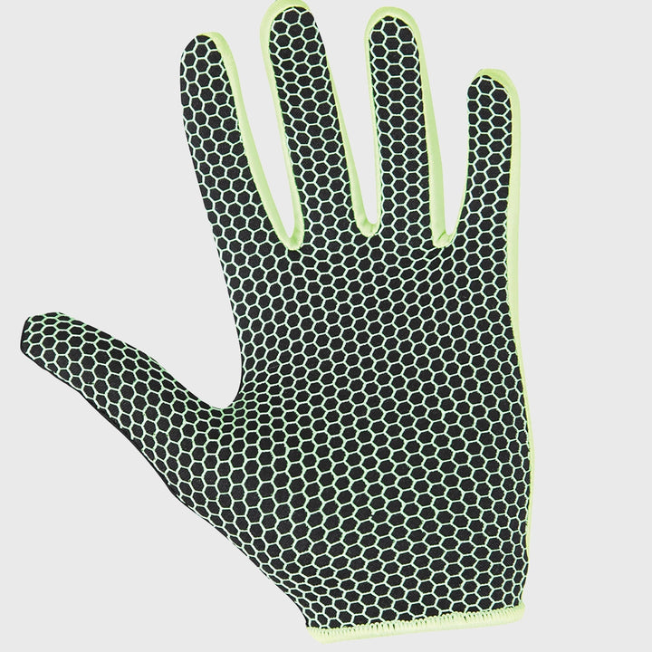 Gilbert Kid's Atomic Full Finger Rugby Grip Mitt Black/Green - Rugbystuff.com