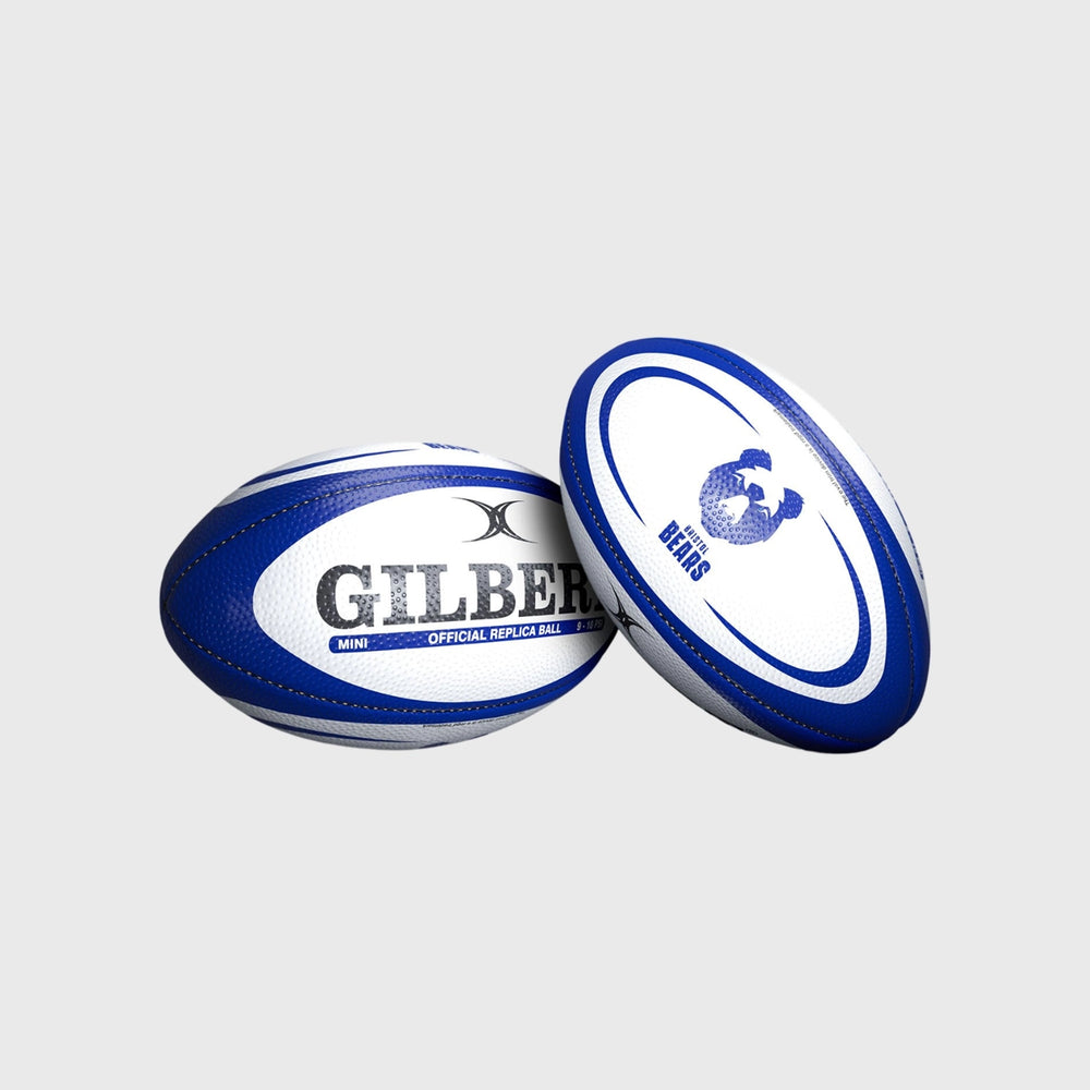 Gilbert Bristol Bears Replica Mini Rugby Ball - Rugbystuff.com