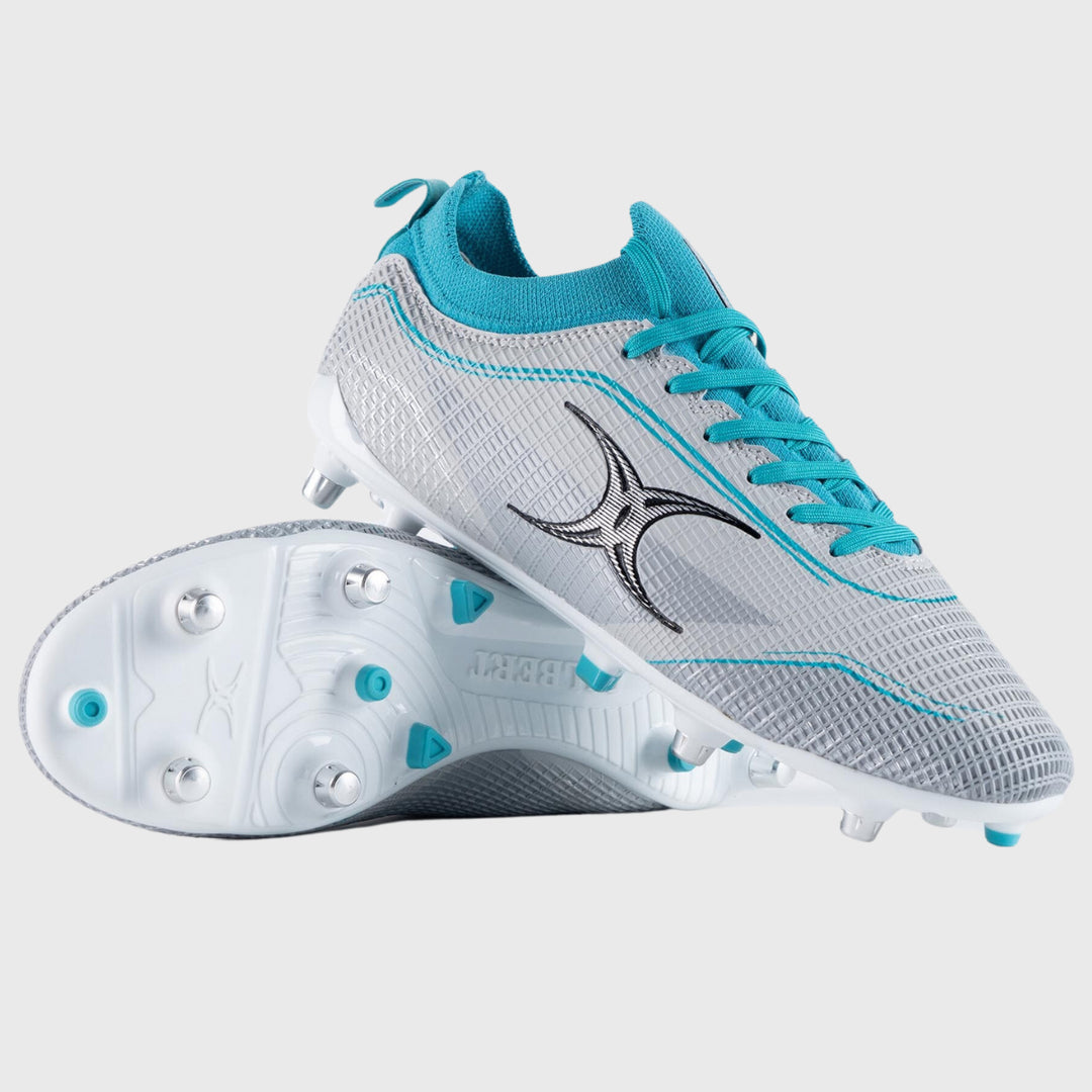 Gilbert Cage Pace 6 Stud Rugby Boots - Rugbystuff.com