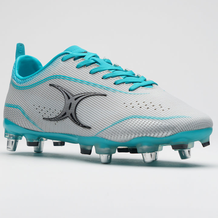 Gilbert Cage Pro Pace 6 Stud Rugby Boots - Rugbystuff.com